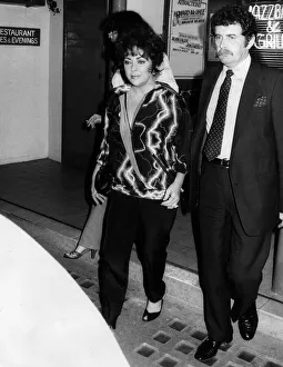 Elizabeth Taylor actress seen leaving a London Jazz bar Elizabeth Taylor actress seen leaving a London Jazz bar