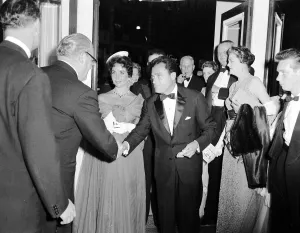 Elizabeth Taylor and Husband Mike Todd March 1957 at the Premere of Around the World in Elizabeth Taylor and Husband Mike Todd March 1957 at the Premere of Around the World in