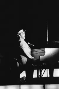 Elton John on his European Express Tour which was the European leg of his 1984 Breaking Elton John on his European Express Tour which was the European leg of his 1984 Breaking