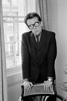 Images Dated 10th August 1977: Elvis Costello, the newest sensation on the music scene, pictured 10th August 1977
