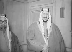 Emir Saud Crown Prince of Saudi Arabia February 1947 006724/1 Emir Saud Crown Prince of Saudi Arabia February 1947 006724/1