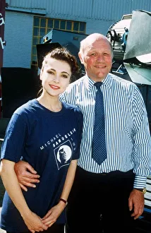 Emma Samms actress star of television film The Lady and the Highwayman with father Emma Samms actress star of television film The Lady and the Highwayman with father