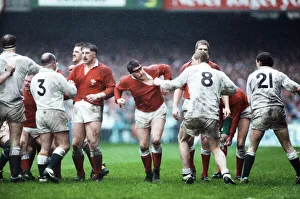 England and Bath prop Gareth Chilcott number 3 and Dean Richard number 8 have a England and Bath prop Gareth Chilcott number 3 and Dean Richard number 8 have a