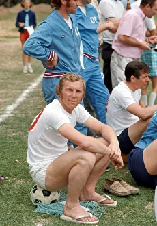 England captain Bobby Moore in training during the World Cup tournamrnt in Mexico England captain Bobby Moore in training during the World Cup tournamrnt in Mexico