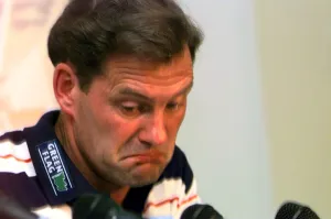 England coach Glenn Hoddle June 1998 Addresses the media during a press conference England coach Glenn Hoddle June 1998 Addresses the media during a press conference