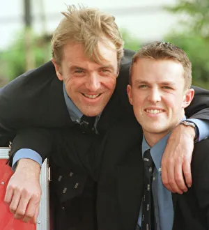 England Cricketers Phil Tufnell and Graeme Swan Oct 99 at a pre tour press conference England Cricketers Phil Tufnell and Graeme Swan Oct 99 at a pre tour press conference