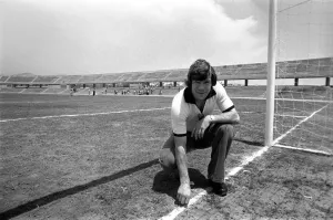 England footballer Malcolm MacDonald in training before the European Championship England footballer Malcolm MacDonald in training before the European Championship