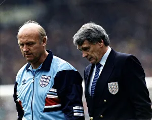 England Manager bobby Robson & Coach Don Howe pictured together Circa June 1988 England Manager bobby Robson & Coach Don Howe pictured together Circa June 1988