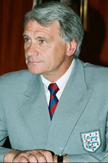 England manager Bobby Robson speaking during a press conference prior to the England England manager Bobby Robson speaking during a press conference prior to the England