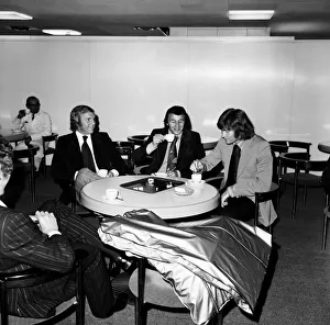 England Team leave Heathrow for Germany. l to r-Bobby Moore England Team leave Heathrow for Germany. l to r-Bobby Moore