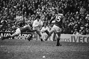 England v Ireland International at Twickenham. Rory Underwood. 1st March 1986 England v Ireland International at Twickenham. Rory Underwood. 1st March 1986