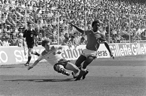 England v Kuwait world cup 1982 Steve Coppell gets a cross into the box England v Kuwait world cup 1982 Steve Coppell gets a cross into the box