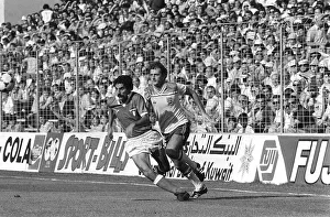 England v Kuwait at world cup 1982 Trevor Francis during England v Kuwait at world cup 1982 Trevor Francis during