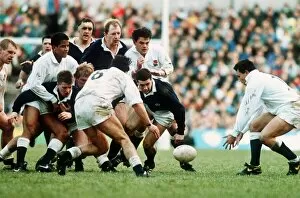 Images Dated 16th February 1991: England v Scotland Rugby Union Five Nations match at Twickenham