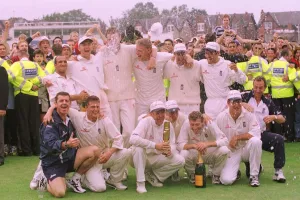 England v South Africa 5th test at Headingley aug 1998 england team group England v South Africa 5th test at Headingley aug 1998 england team group