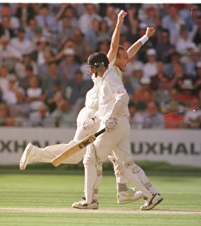 England v South Africa Cricket Second Test Lords Allan Donald celebrates the wicket England v South Africa Cricket Second Test Lords Allan Donald celebrates the wicket