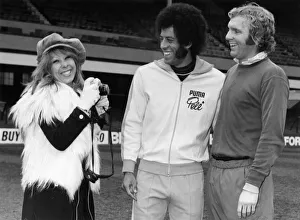 England and West ham skipper Bobby Moore (right) was enjoying a pleasant reunion with England and West ham skipper Bobby Moore (right) was enjoying a pleasant reunion with