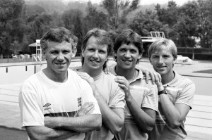 England's four Everton footballers pose together at the Reforma Club in Mexico City England's four Everton footballers pose together at the Reforma Club in Mexico City