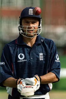 Englands Mark Ramprakash In The Cricket Nets . At Old Trafford, Manchester Englands Mark Ramprakash In The Cricket Nets . At Old Trafford, Manchester