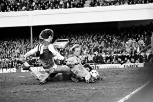 English FA Cup Fourth Round match at Highbury. Arsenal 1 v Leeds United 1 English FA Cup Fourth Round match at Highbury. Arsenal 1 v Leeds United 1