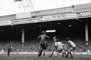 English FA Cup fourth round match at Maine Road. Manchester City 1 v Coventry City 3 English FA Cup fourth round match at Maine Road. Manchester City 1 v Coventry City 3
