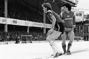 English League Division One match at The Dell. Southampton 1 v Manchester United 0 English League Division One match at The Dell. Southampton 1 v Manchester United 0