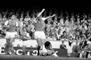 English League Division One match at Highbury. Arsenal 2 v Tottenham Hotspur 0 English League Division One match at Highbury. Arsenal 2 v Tottenham Hotspur 0