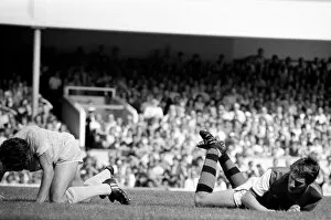 Images Dated 4th September 1982: English League Division One match at Highbury. Arsenal 0 v Liverpool 2