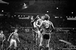 English League Division One match at Old Trafford. Manchester United 2 v Brighton 0 English League Division One match at Old Trafford. Manchester United 2 v Brighton 0