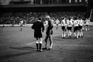 English League Division One match at Vicarage Road. Watford 0 v Manchester United 1 English League Division One match at Vicarage Road. Watford 0 v Manchester United 1