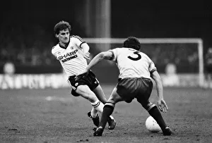 English League Division One match at Vicarage Road. Watford 0 v Manchester United 1 English League Division One match at Vicarage Road. Watford 0 v Manchester United 1