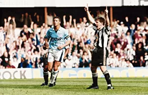 Images Dated 16th September 1995: English Premier League match at St James Park. Newcastle United 3 v Manchester City