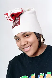 English rapper Monie Love. 16th March 1993 English rapper Monie Love. 16th March 1993