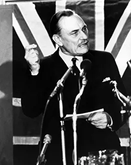 Enoch Powell Political Nationalist Campaigner 5th October 1976 Enoch Powell Political Nationalist Campaigner 5th October 1976