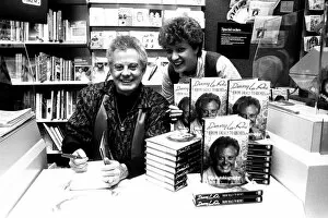 Images Dated 3rd November 1987: Entertainer Danny La Rue at WH Smiths in Eldon Square