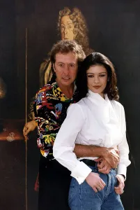 Eric Idle Comedian Actor with Catherine Zeta Jones Eric Idle Comedian Actor with Catherine Zeta Jones