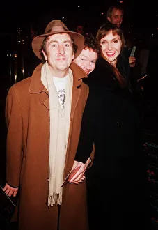 Eric Idle with his wife Tania and Jim Davidson 1992 at premiere of film Star Eric Idle with his wife Tania and Jim Davidson 1992 at premiere of film Star