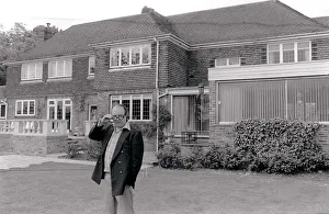 Eric Morecombe outside his home Comedian Eric Morecombe Sunday People series Eric Morecombe outside his home Comedian Eric Morecombe Sunday People series