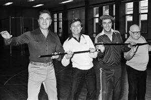 Images Dated 12th December 1979: Ernest Maxin, Jerry Stevens, Lennie Bennett and Arthur Lowe