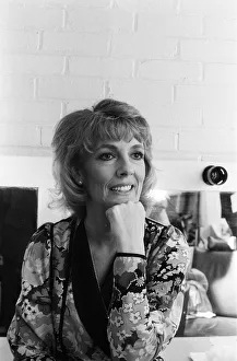 Esther Rantzen at BBC's Lime Grove Studios. 12th April 1983 Esther Rantzen at BBC's Lime Grove Studios. 12th April 1983