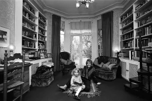 Esther Rantzen pictured at her home in Kew with her daughter Rebecca. 25th March 1985 Esther Rantzen pictured at her home in Kew with her daughter Rebecca. 25th March 1985