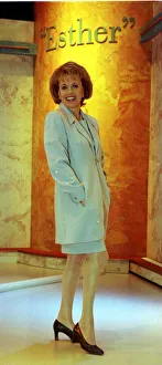 Esther Rantzen TV Presenter February 1999 On the set of her daytime tv talk show Esther Rantzen TV Presenter February 1999 On the set of her daytime tv talk show