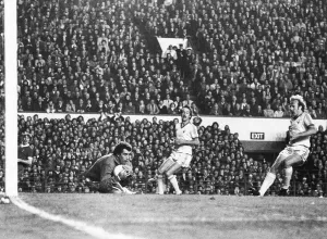 European Cup First Round Second Leg match at Anfield. Liverpool 0 v Nottingham European Cup First Round Second Leg match at Anfield. Liverpool 0 v Nottingham