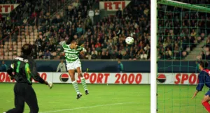 European Cup Winners Cup Second Round First Leg match October 1995 Paris Saint European Cup Winners Cup Second Round First Leg match October 1995 Paris Saint