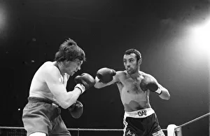 European Middleweight holder Tony Sibson v Alan Minter at Wembley 1981 European Middleweight holder Tony Sibson v Alan Minter at Wembley 1981