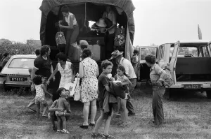 Evacuees unloading from a vehicle during the Turkish invasion of Cyprus. 22nd July 1974 Evacuees unloading from a vehicle during the Turkish invasion of Cyprus. 22nd July 1974