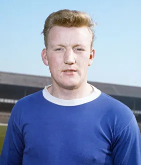 Everton footballer Jimmy Gabriel poses at Goodison Park, April 1964 Everton footballer Jimmy Gabriel poses at Goodison Park, April 1964