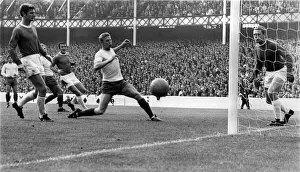 Everton V. Sheffield Wed: A shot from McCalling (not in pic Everton V. Sheffield Wed: A shot from McCalling (not in pic