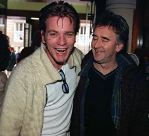 Ewan McGregor and uncle Dennis Lawson February 1998 Ewan McGregor and uncle Dennis Lawson February 1998