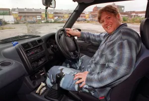 Ewan McLeod TV Presenter with his Rav Car 4 x 4 August 1997 A©mirrorpix Ewan McLeod TV Presenter with his Rav Car 4 x 4 August 1997 A©mirrorpix